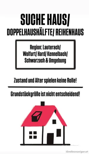 Suche Haus Doppelhaus Reihenhaus