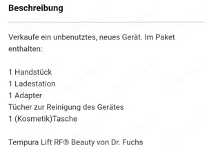 Tempura Lift RF Body&Face Bild 2