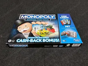 Monopoly Banking Cash-Back Partyspiel Brettspiel (Komplett Wie Neu)