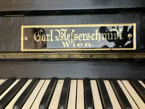 Klavier - Karl Messerschmidt Baujahr ca. 1890 Bild 2
