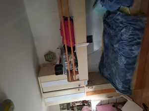 Jugenstockbett mit Kasten ,Stiege und Ausziehbett Bild 3