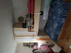Jugenstockbett mit Kasten ,Stiege und Ausziehbett