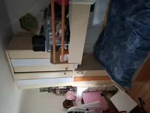 Jugenstockbett mit Kasten ,Stiege und Ausziehbett Bild 7