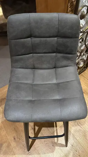 Barhocker grau schwarz Bild 2