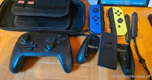Nintendo Switch Oled 4 Joy Cons Pro Controller TOP Zustand Bild 4