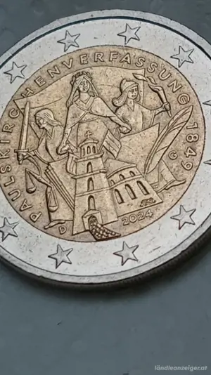 2 euro  2024 g paulskirchen verfassung  Bild 2