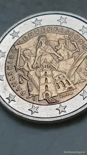 2 euro  2024 j paulskirchen verfassung  Bild 2