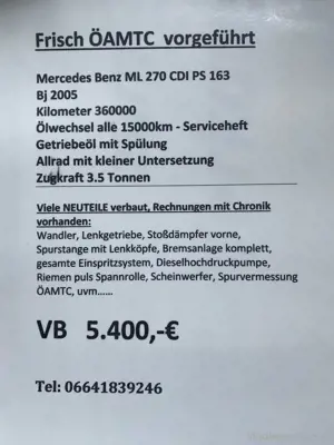 Mercedes Benz ML270 CDI Bild 4