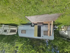 Wohnwagen Dethleffs Beduin 580 DB(2002)Wasserschaden + Dauercampingstellplatz Bild 9