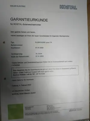 Wechselrichter Kostal Plenticore plus 7.0 mit Herstellergarantie bis 2035 Bild 3