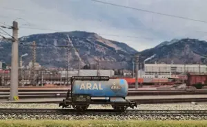 H0 Kesselwagen ÖBB Aral gealtert   patiniert