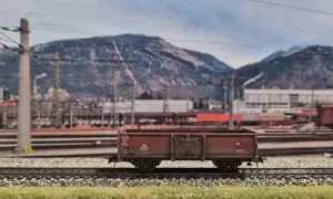 Roco offener Güterwagen - patiniert Bild 2
