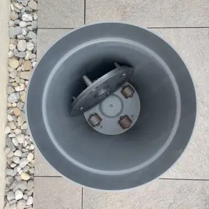 Elho Blumentopf Loft Urban   50 cm mit Rollen Bild 7