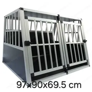 Hundetransportbox Alu Grösse M und XL Bild 2