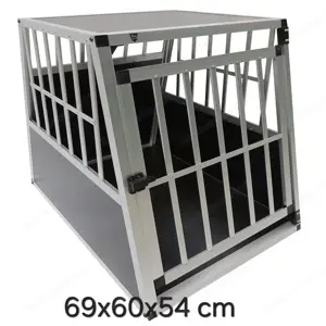 Hundetransportbox Alu Grösse M und XL