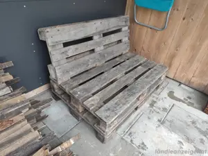 Palettenmöbel Sitzbank Bild 2