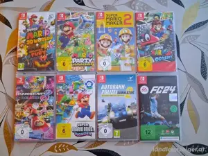 mario 3D World , Mario superstar , Mario kart , Mario Wonder , odyssey. , FC24 : Nintendo videospiel