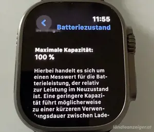 Apple Watch ultra 1 , 49mm mit weib Armbänder und OVP + rechung  , akkukapazität : 100% Bild 2