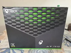 Xbox serie X neue spielkonsole mit videospiel player + controller und OVP  Bild 2