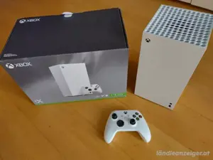 Xbox serie X Weib spielkonsole : videospiel player + controller +  OVP , zustand : neu