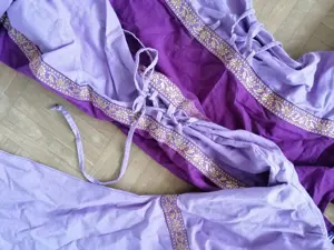 Kleid violett lila Mittelalter Grösse M Bild 4