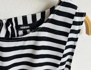 Schwarz weiß gestreifte Bluse von MINIMUM  Bild 2
