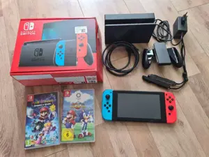 Nintendo Switch + OVP + Spiele