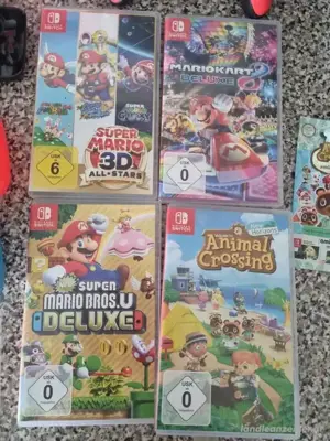 4 Nintendo Samlung videospiel : karten mit OVP 