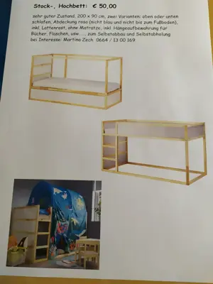 Stockbett guter halten 