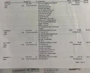 Kleiderschrank mit Schwebetüren B270xH210xT64 Bild 4