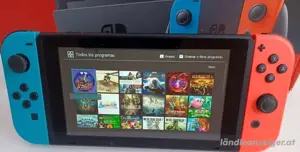 Nintendo switch spielkonsole mit 2 kontrollern und OVP . guten zustand  Bild 3