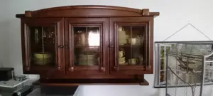 Sitzbank Schrank Stuhl Vollholz massiv Bild 4
