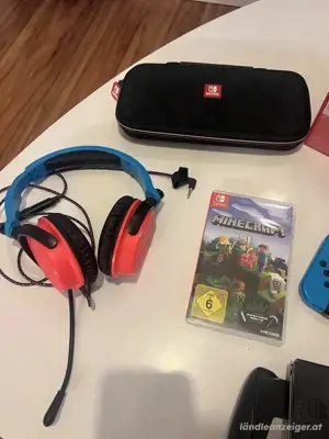 Nintendo Switch spielkonsole mit Minecraft videospiel OVP . zustand : neue Bild 5
