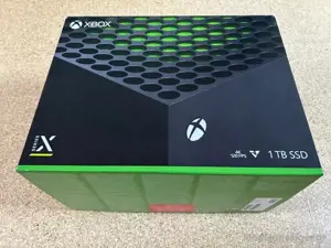 Xbox serie X Microsoft Schwarz spielkonsole mit kontrollern ubd OVP Bild 2