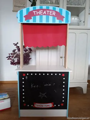 2 in 1 Verkaufsstand und Kasperltheater Bild 2