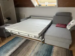 Bett Sofa mit Hocker Bild 2