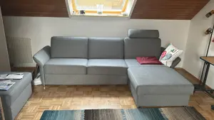 Bett Sofa mit Hocker