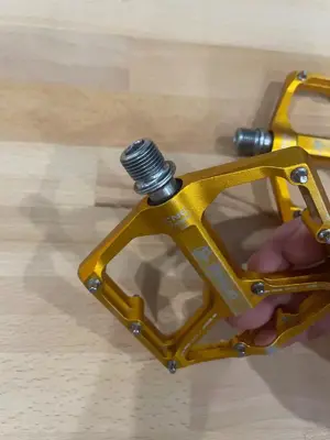 MTB Flat Pedale   Orange   Gebraucht, voll funktionsfähig Bild 6