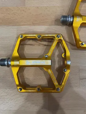 MTB Flat Pedale   Orange   Gebraucht, voll funktionsfähig Bild 7