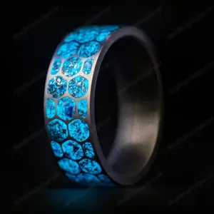 Hexagon Star Dust  Ring