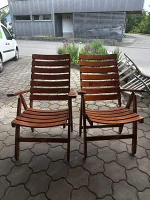 Teakkholz-Gartengarnitur   Gartenmöbel Bild 6