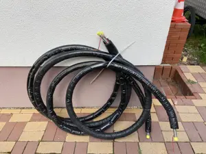 Edelstahlwellrohr 21,3mm mit Fühlerleitung