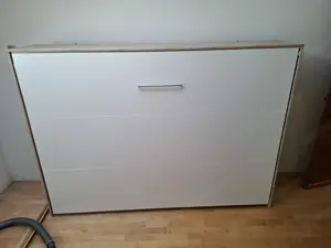 SCHRANKBETT 140x200 cm Weiß, Eichefarben