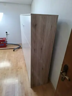 SCHRANKBETT 140x200 cm Weiß, Eichefarben Bild 2