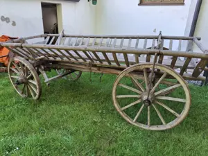 Leiterwagen, Holzwagen guter Zustand Bild 2