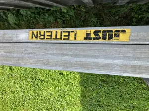 "JUST LEITER"3tlg Aluminium 