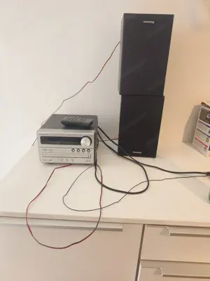 PANASONIC Micro HiFi System SC-PM250, silber