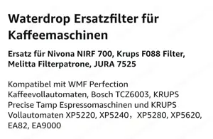 Waterdrop 6 Kaffeewasserfilter für Melitta