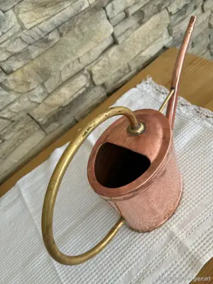 Vintage Giesskanne  Kupfer  Messing 60er Jahre