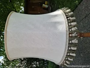 Stehlampe Vintage mit Eichenholzgestell  Bild 3